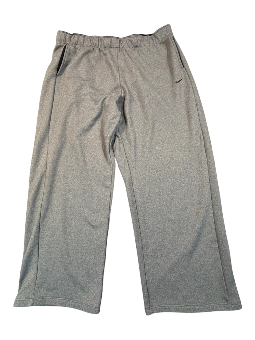 Nike Therma Fit Pants Mens 2XL Gray Fleece Warm Up Sweatpants Loose Fit BV4944